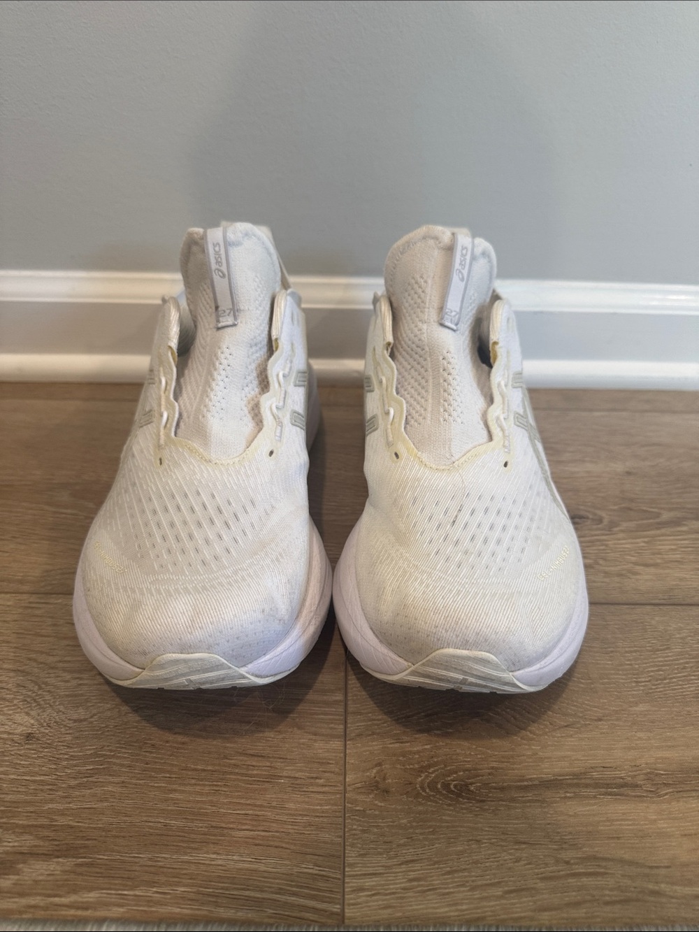 Asics Nimbus 27 - Triple White - Used for 20 miles
